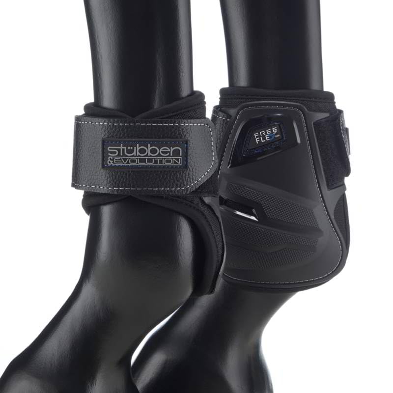 Stubben FreeFlex Fetlock Boots Black Medium, Black