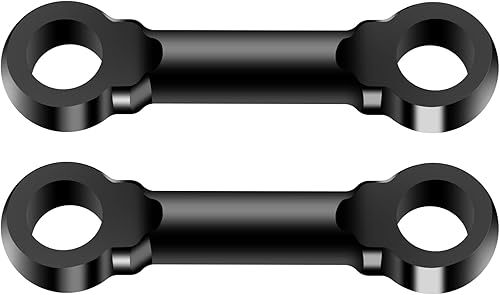 GUOKAI Juego de accesorios de coche a escala 118, juego de columpios delanteros, piezas de repuesto, brazo de conexión de dirección de vehículo RC