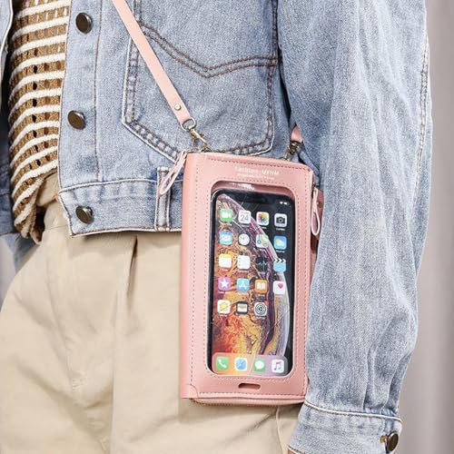 Phone Purse Crossbody Bags for Women Small Travel Wallet Touch Screen2