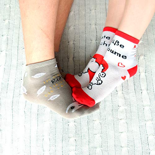 GRUSS & CO Zaubersocken 'Hund' | Herrensocken, Größe 41-46, 80% Baumwolle, 15% Nylon, 5% Elasthan, Mehrfarbig | 46808
