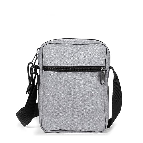Image of EASTPAK The One - Compact Crossbody Bag with Multiple Zipped Pockets, Adjustable Strap, Everyday Utility, Sunday Grey