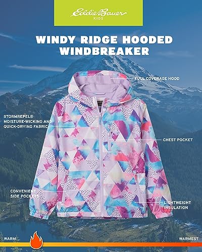 Eddie Bauer Rain Jacket - Hooded Anorak Rain Coats for Kids - Lightweight Waterproof Rain Jacket for Boys and Girls (XXS-XL)2