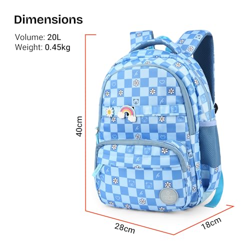 Image of Nasher Miles Polyester Backpack | Ideal for Preschool, Kindergarten, College, School, Office& Travel | Toddler, Girls, Boys, Men, Women