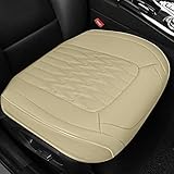 Huidasource Front Car Seat Bottom Covers 2 Pack, Anti-Slip Leather Bottom Car Seat Cushion Covers, C