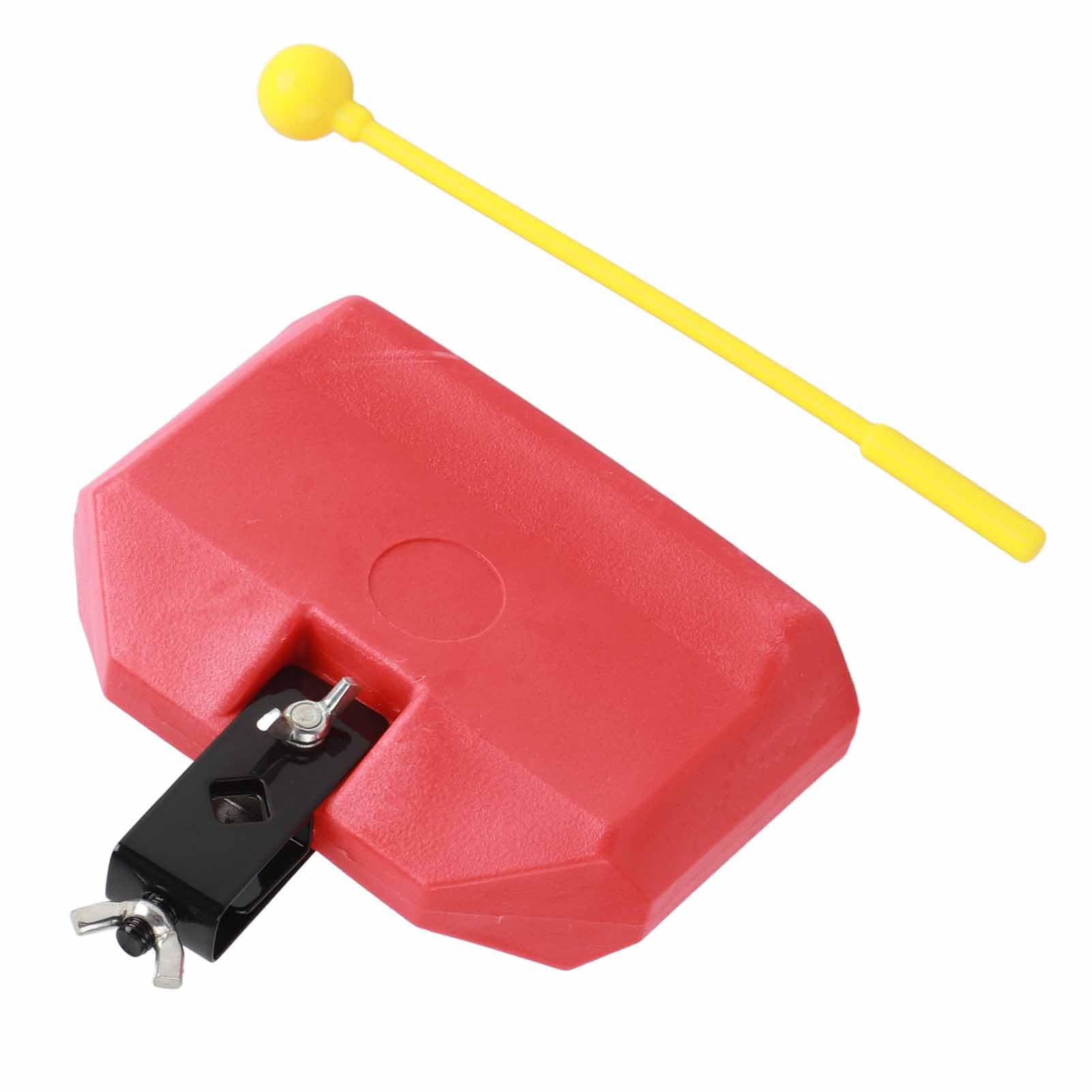 ABS Noise Maker for Instrument Players for Sports Game Wedding (red Wooden Fish)