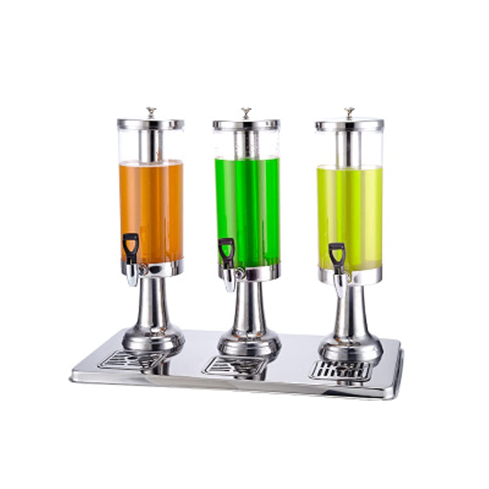 JYBNBBE Juice Dispenser Three Tank Cold Drink Dispenser Heavy Duty Buffet Juice Dispenser Cold Juice Drink Commercial Bever for Outdoors Parties
