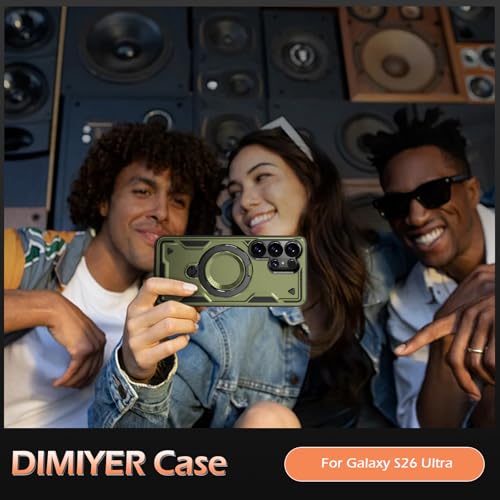 Image of for Samsung Galaxy S26 Ultra Case Magnetic with stand, with Mag-Safe, with Screen Protector, Wireless Charging, Shockproof for Samsung S26 Ultra 5G Phone Case, Ring Holder Cover for Samsung S26 Ultra