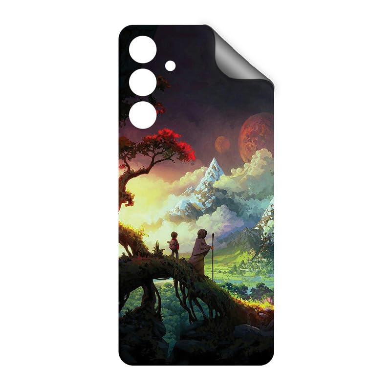 Image of FCS Printed Designer Vinyl Mobile Back Skin Sticker for Motorola Moto G Play (2024) | Protects Against Dust, Precision-Fit, Vinyl, Bubble-Free Installation- (DZ-92)