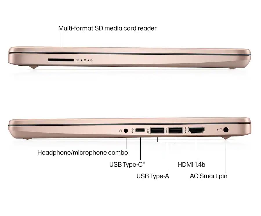 HP Laptop 14 pulgadas Celeron 4GB RAM 128GB UFS miniatura 6