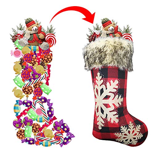 image for GP Life 18 Inch Christmas Stockings 4 Pack Xmas Stockings Personalized