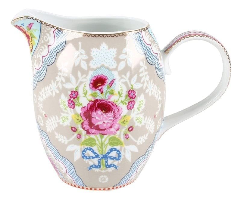 PIP StudioFloral Milk Mug, Large, Khaki