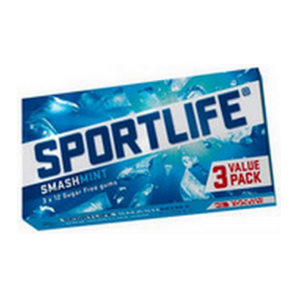 Sportlife Smashmint – 16 Multipacks x 3 unidades x 18 gramos
