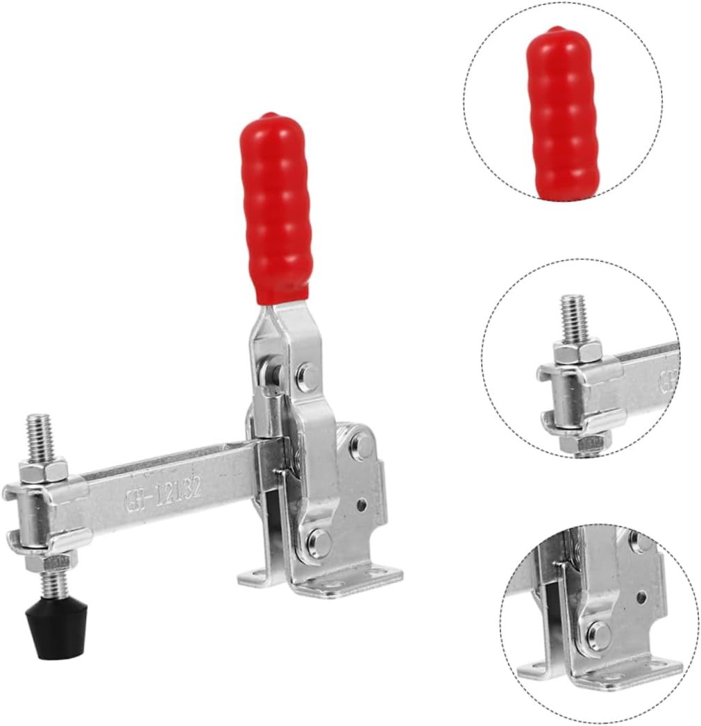 2pcs Welding Toggle Clamps Durable Hold down Clamps Locking Mechanism for Woodworking and Jig Integration