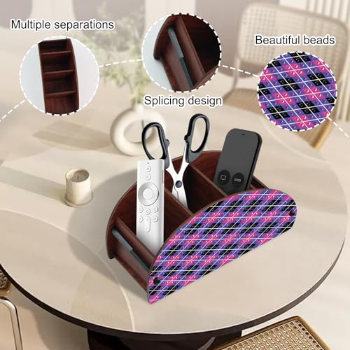 Image of MVVMTOP Diamond Painting Art Kit Organizer Box, Purple Plaid DIY Special Shape Diamond Partial Mosaic Handmade Making Kit Organizer Box, Modern Home Dining Living Room Table Top Decor Art Decoration