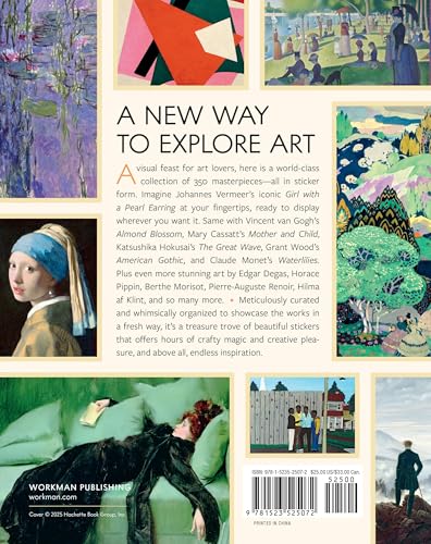 The Art Lover's Sticker Book: 350 Stickers from Artists Throughout History - Image 2