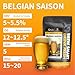 IGulu Belgian Saison Home Brewing Kit, Farmhouse Ale Recipe, Premium Ingredients (3-Pack, Belgian Saison)