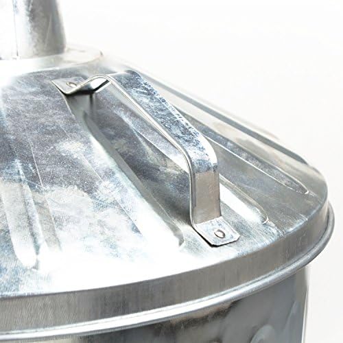 Large 90 Litre Incinerator Burning Fire Bin Rubbish Paper Leaves Burner with Poker and Shovel