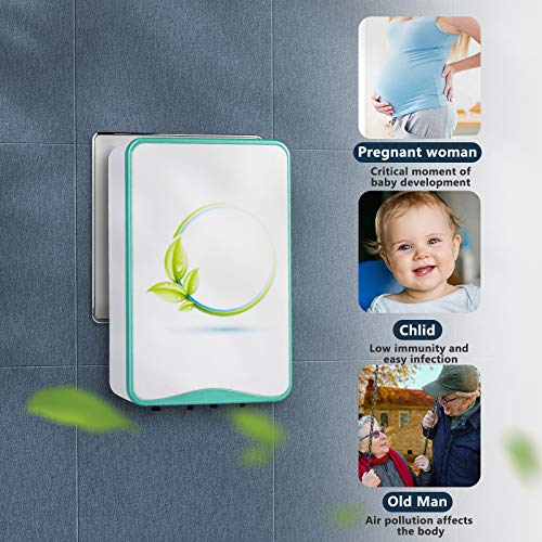 Air Purifiers Plug In for Home,Mini Portable Silent Air Purifier,Travel-Size Air Cleaner for House Bedroom Bathroom Kitchen Remove Toilet Pet Smell Cigarette Smoke Odor- Plug and Play (5PC)