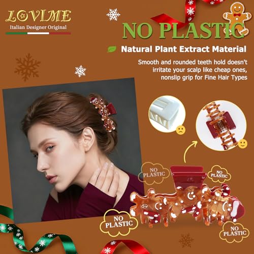 Pinzas grandes para cabello con caja de regalo miniatura 2
