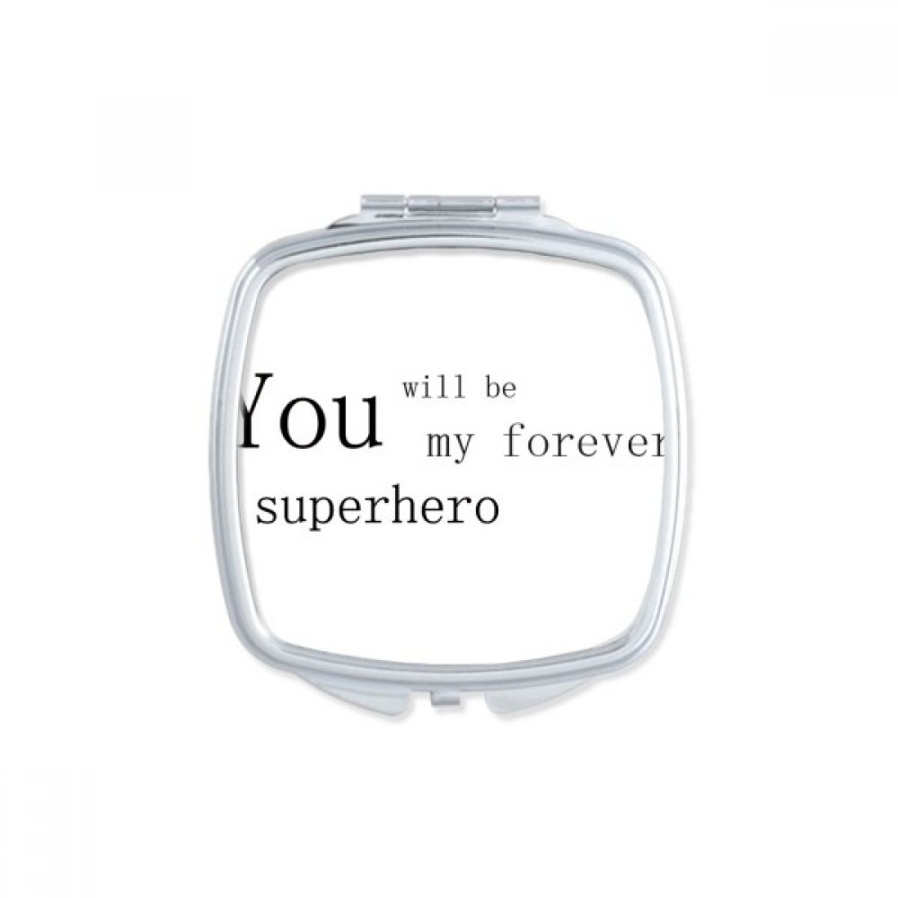 Miroir fête des pères cadeau superhero mignon petit miroir de main multicolore