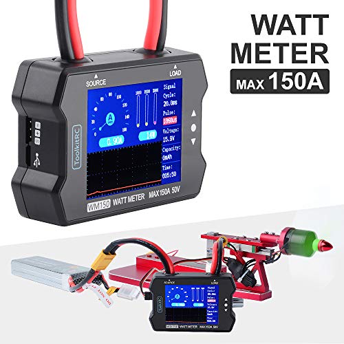 ToolKitRC WM150 Advanced Watt Meter 1-50v 150A 2.4" TFT Screen Display Power Voltage
