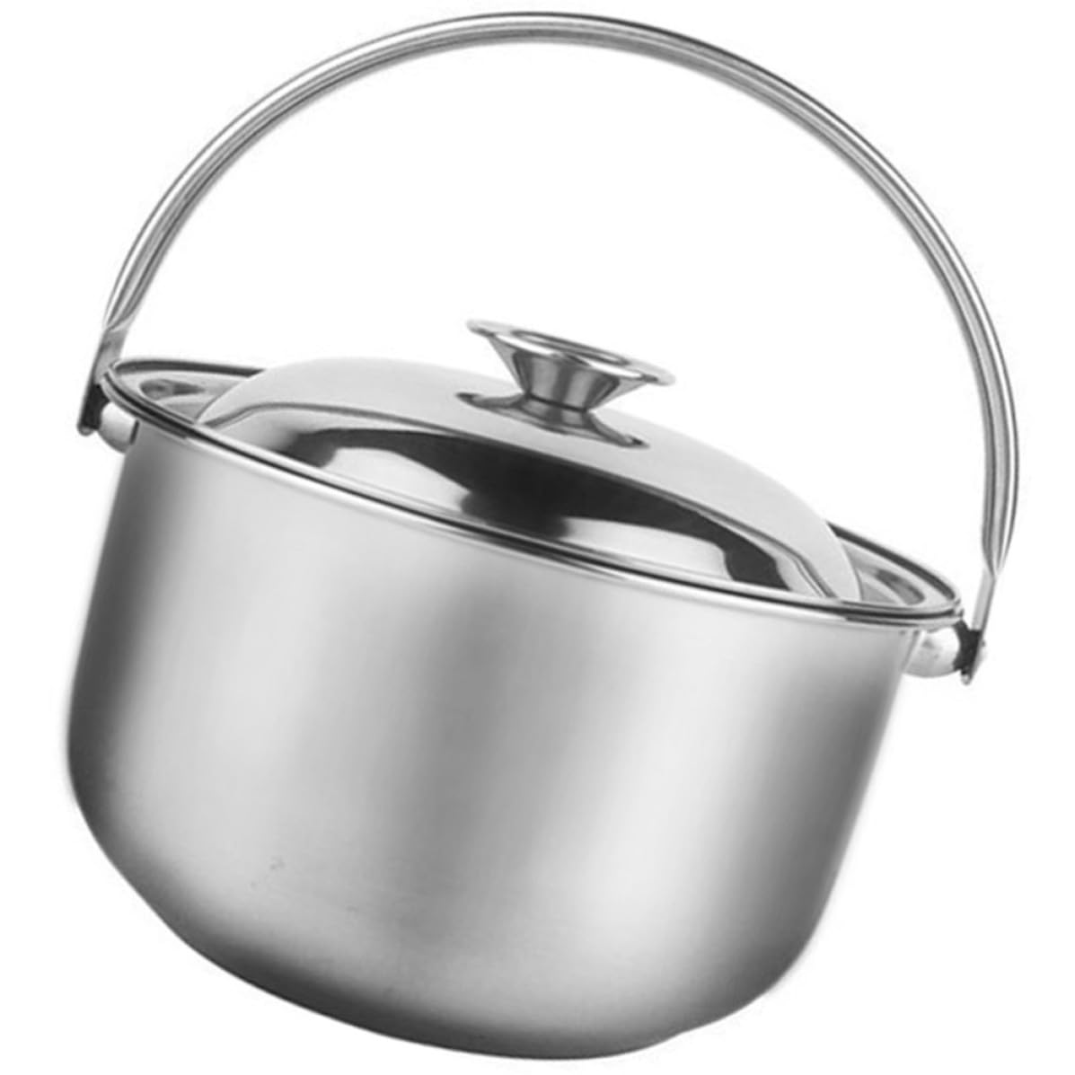 Ustensile en acier inoxydable avec couvercle durable de cuisine