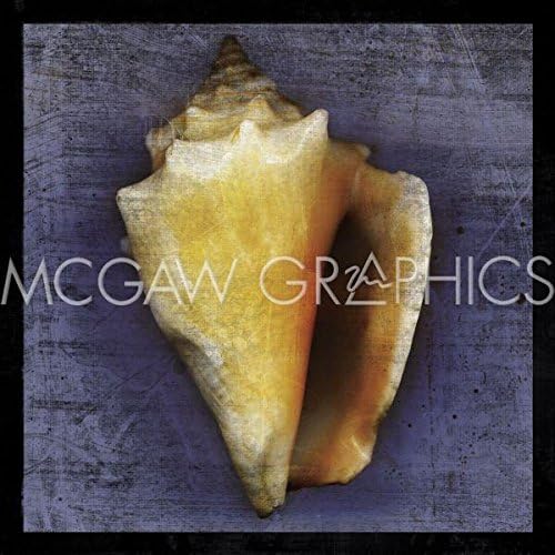 Bruce McGaw Graphics Fighting Conch by John W Golden, Art Print Poster 12" x 12"