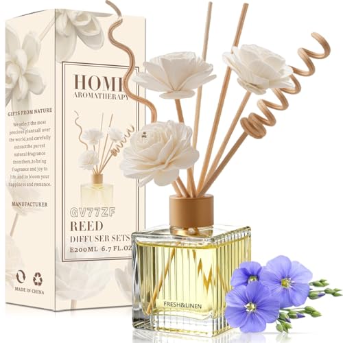 Difusor con varillas Gardenia y Fresh Linen 2x200ml miniatura 3