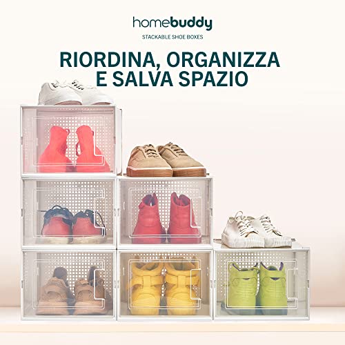 HomeBuddy Portascarpe salvaspazio 6 scatole