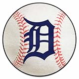 FANMATS MLB Detroit Tigers Nylon Face Baseball Rug