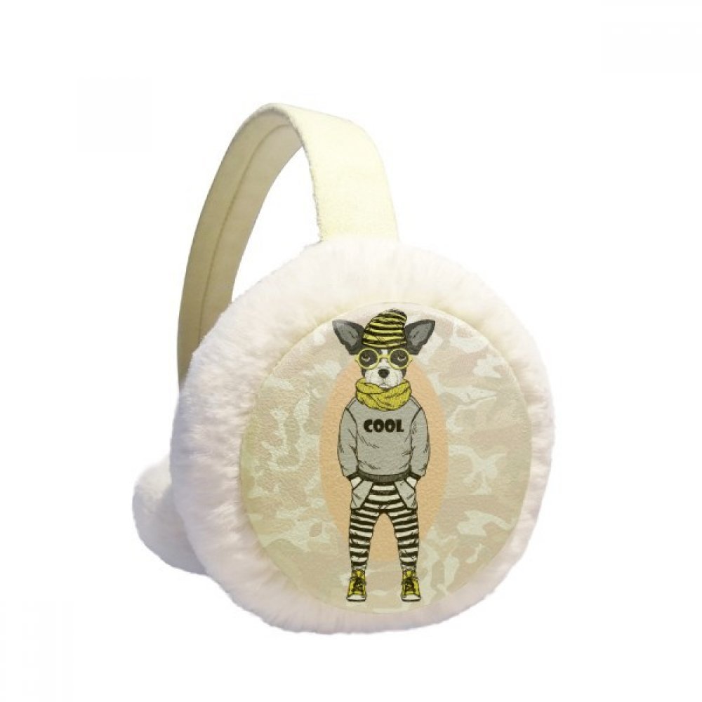 Orejeras para perros con diseño acuarela de felpa suave plegable 5