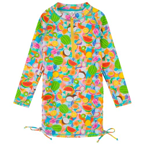 Image of SwimZip Girls' Long Sleeve Swim Dress Cover Up Swimsuit - UPF 50+ Sun Protection