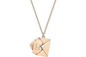 Personalized Love Letter Envelope Necklace: Eternalize Sentiments in a Wearable Keepsake