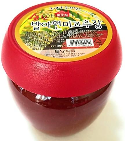 GOCHUJANG_Traditional KOREAN AUTHENTIC Hot Pepper Paste 500g_Made with Brown Rice_발아현미 고추장