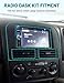 NuIth Double Din Radio Dash Kit w/Radio Wire for 2002-2004 Jeep Grand Cherokee, Double DIN Aftermarket Stereo Navigation Installation Kit, 2 Din Radio Bezel for Grand Cherokee (Dash Kit+Radio Wire)