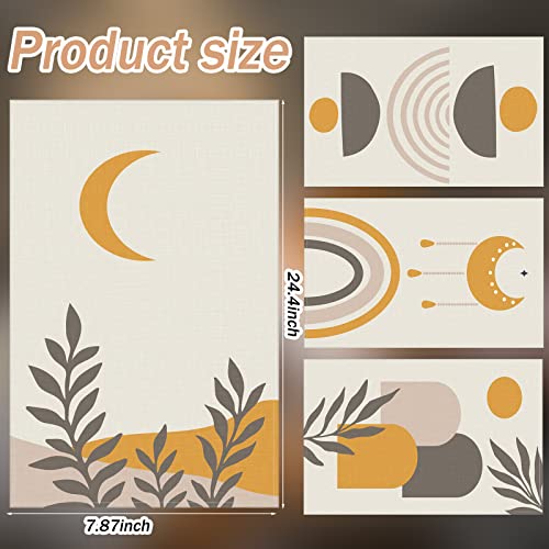 Boho Hand Towels Set Of 4 Boho Sun Sunset Line Rainbow Kitchen Towels Tea Towels Abstract Modern Dish Towels Boho Decor For Bathroom Farmhouse Kitchen Boho Lovers Gifts (Boho Style) #TOP2