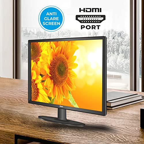 Image of FOXIN FM 1540 Crysta 15.1inch LED Full HD Resolution - HDMI + VGA Port, True Pixel & Eco Friendly BIS Approved LED Computer Monitor with Wall mounting Option | 365 Days Warranty