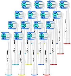 Toothbrush Head Compatible with Braun Oral b Electric Toothbrush, Efficient Clean Replacement Brush Heads for Pro Smart Genius, Precision-16 Pack