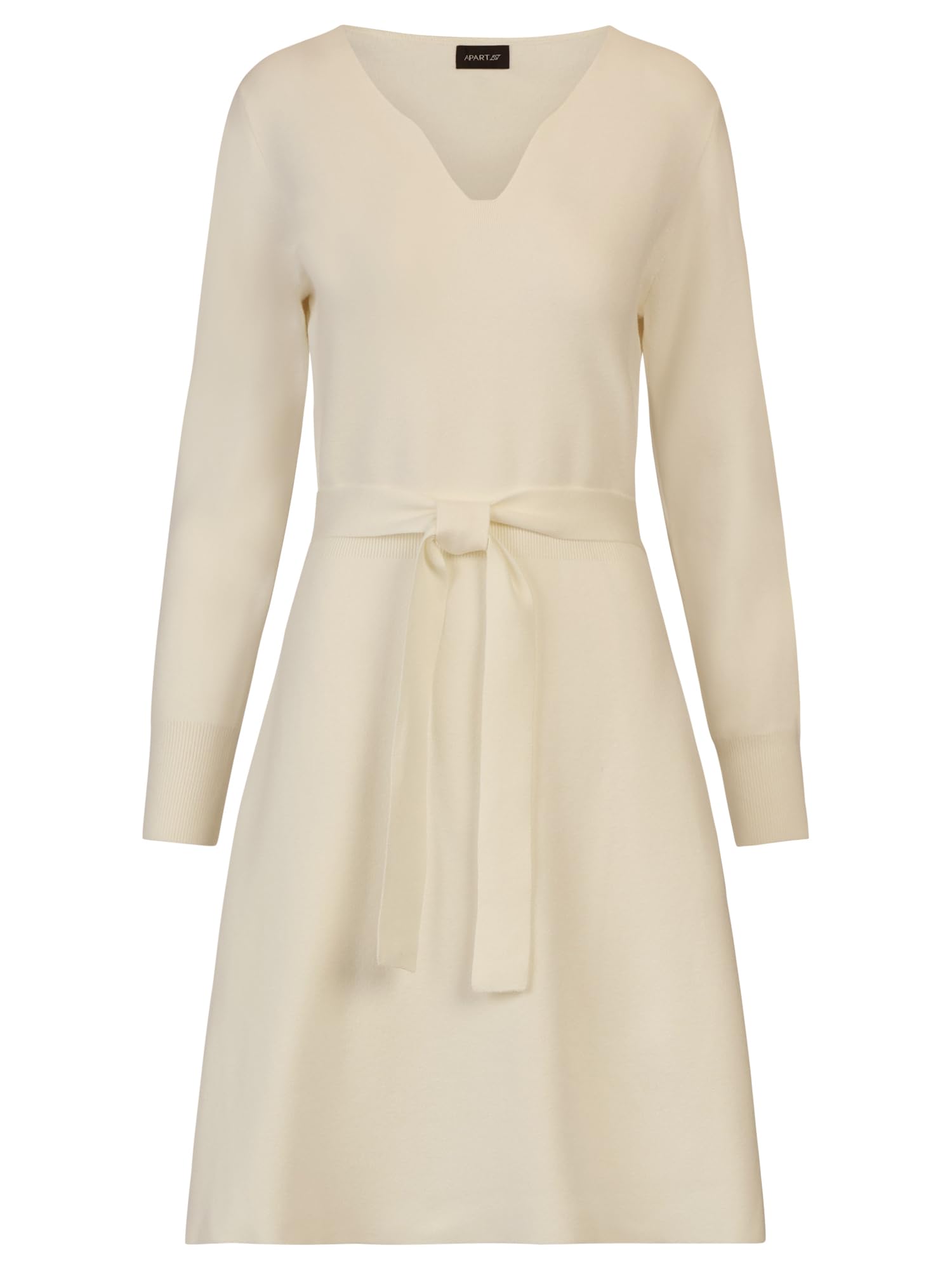 APART Strickkleid mit V-Ausschnitt,