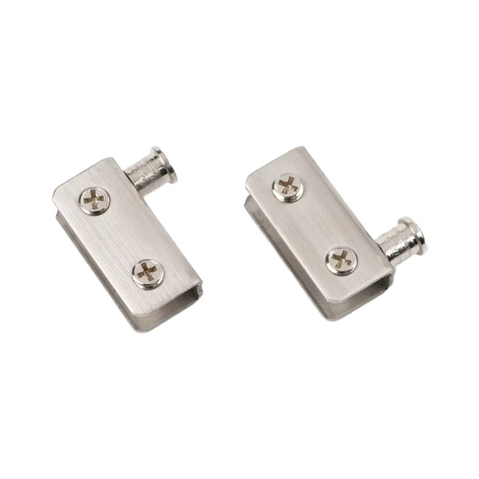 Glass Door Hinge 1Pair Stainless Steel Glass Cabinet Pivot Hinges