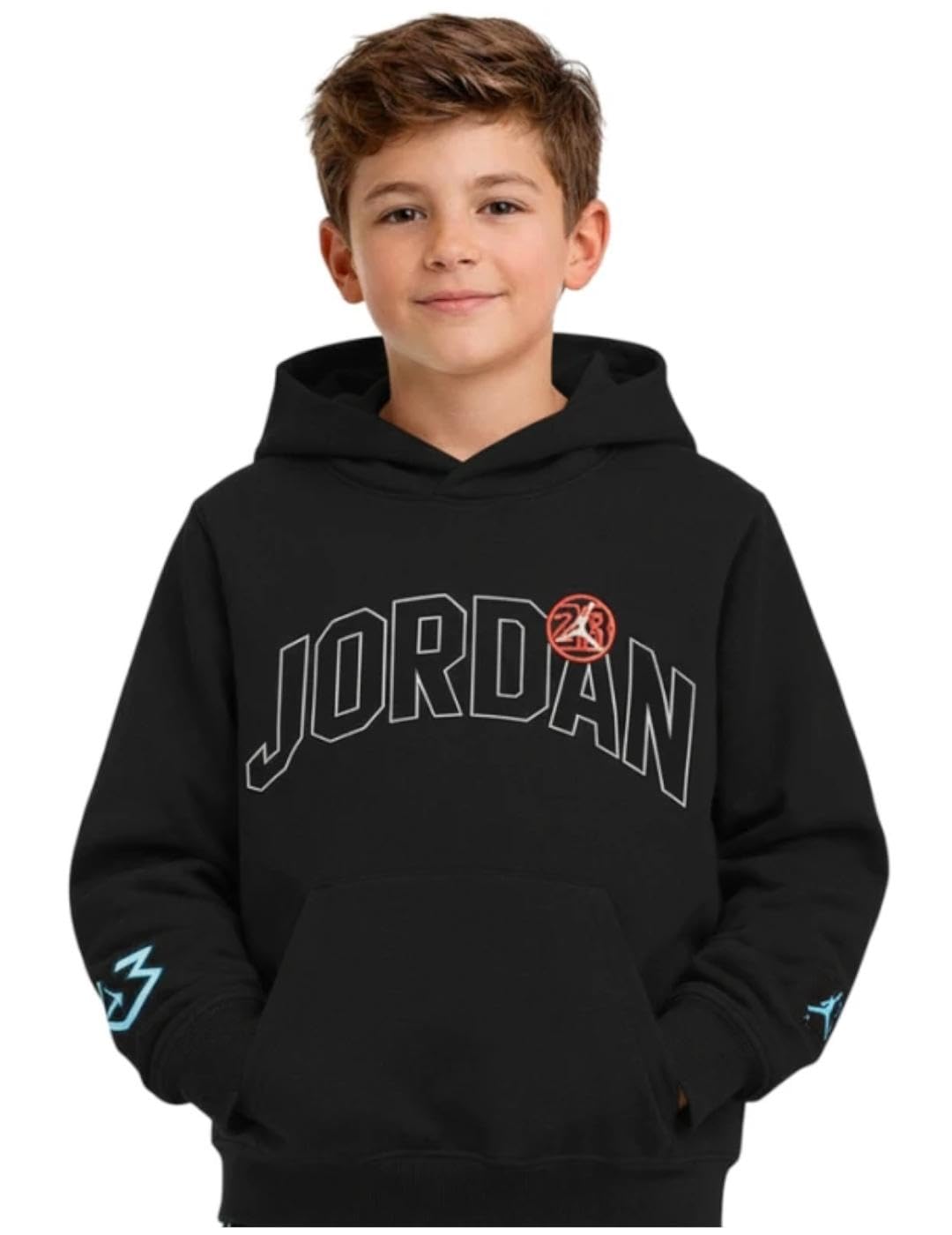 Jordan Felpa con Cappuccio Ragazzo MJ Dynasty, Nero