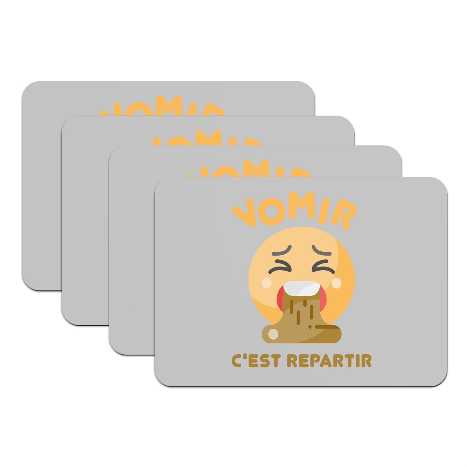 Set de table cadeau humoristique pour crémaillère et anniversaire