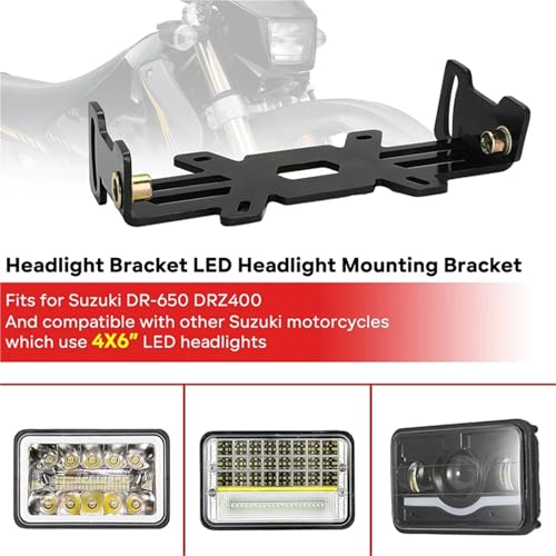 Soporte de montaje para faro DR-650 compatible con barra de luz LED 4x6 3