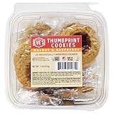 Eves Bakery Individually Wrapped Snacks, All Butter Thumbprint Cookies - Locally Crafted, Non-GMO, All Natural (Raspberry Filled, 1 Pound)