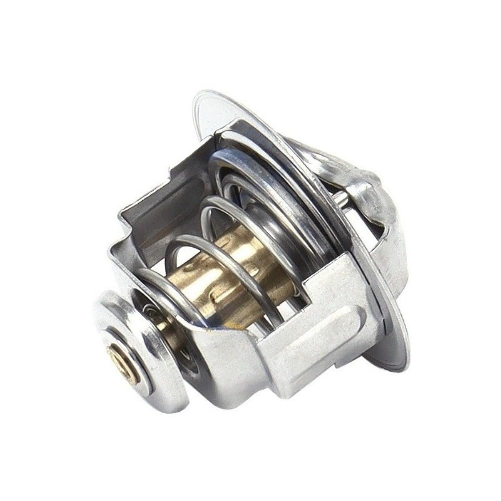 Thermostat, Compatible with Kubota V3300 V3600 V3800 V3307 Engine, 76.5℃ 1C011-73010 1C01173010, Excavator Replacement Parts