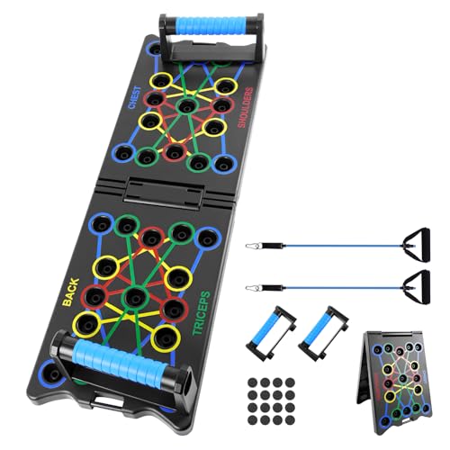 Push-Up Liegestütz-Brett, 24 in 1 Multifunktional Sport Geräte...