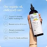 Sky Organics Castor Oil - USDA Certified Organic Hair Oil for Hair Growth, Skin, Face, Eyelashes - Cold Pressed & Hexane Free - Pure Organic Castor Oil Pack Wrap - Carrier & Hair Treatment Oil -16oz - Image 2
