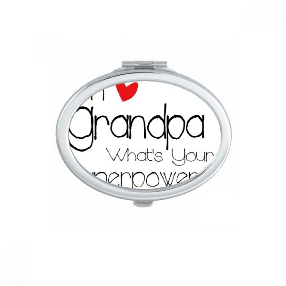 Miroir compact grand-père : petit miroir de poche contre les imprévus
