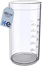 Anakel Home Contenitore Frullatore ad Immersione 600ml Per misurare Quantità | Misurino Graduato Plastica