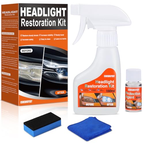 CUKWUYBY Headlight Restoration Kit